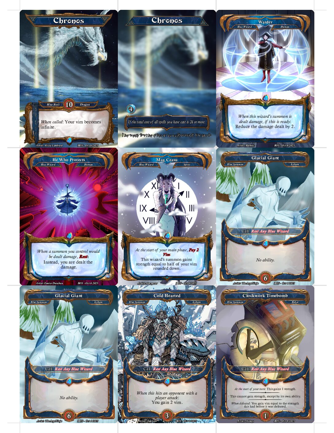 Icy Precision – Blue Starter Deck